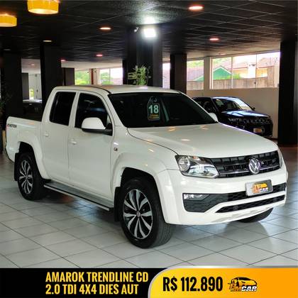 VOLKSWAGEN AMAROK 2.0 TRENDLINE 4X4 CD 16V TURBO INTERCOOLER DIESEL 4P AUTOMÁTICO
